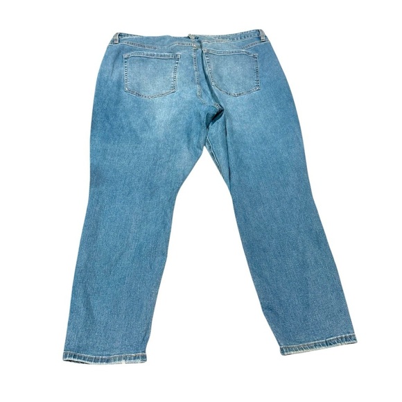 Ava & Viv High Rise Skinny Classic Blue Denim Jeans Women’s Plus Size 24 - Picture 2 of 4